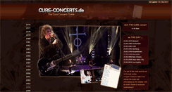 Desktop Screenshot of cure-concerts.de